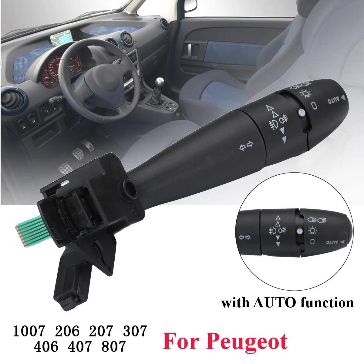 96477533XT Авто переключатель сигнала поворота для peugeot 307 406 407 807 RCZ COM 2000 индикаторные переключатели