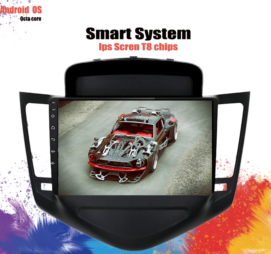 Top Android 9.1 hd Car Stereo DVD Player GPS Navigation Multimedia for Chevrolet Cruze 2009-2012 Head unit Tape Recorder Radio Audio 2