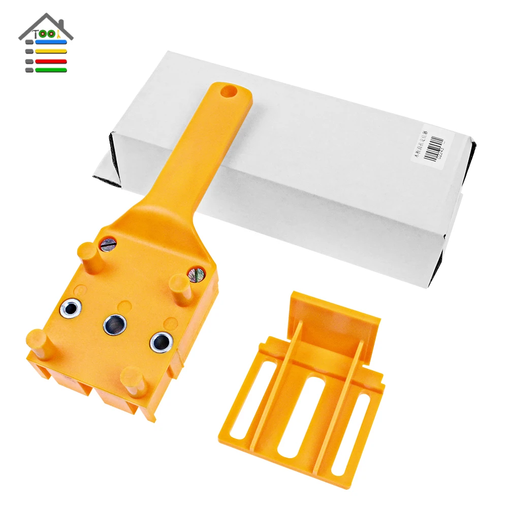 Woodworking Drill Guide Dowel Jig fits 6 8 10mm Metal Sleeve Hole Saw Tools Handheld