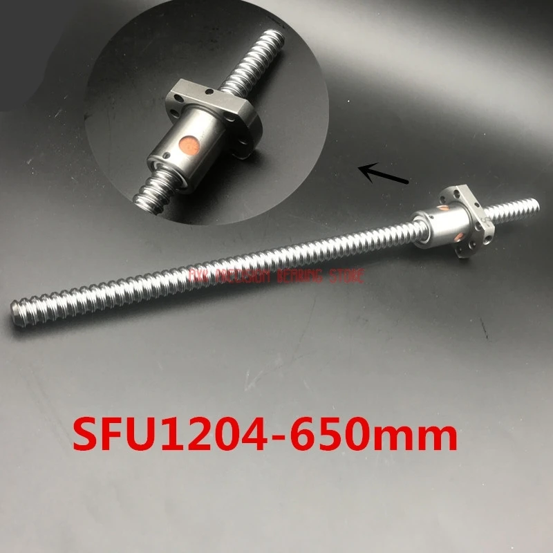 AXK Cnc фрезерные части новые 1 шт. Sfu1204 650 мм шаровые Srew Rm1204 l650мм шариковые винты + 1204
