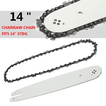

50 Knots 3/8 LP 14 Inch Chainsaws Chain Saw 14 inch 3/8 LP Guide Bar For Steele S tihl MS170 MS180 Power Tool
