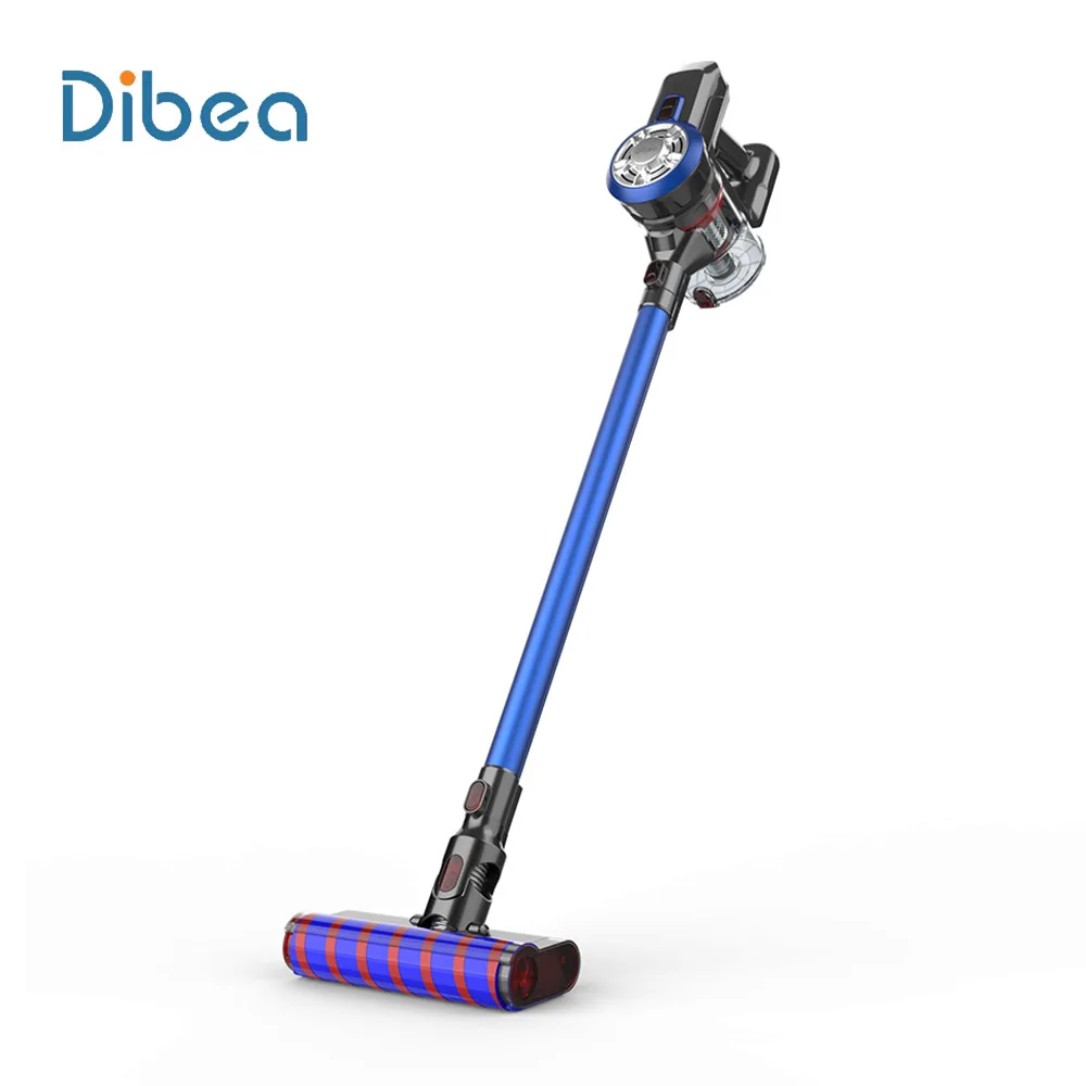 

Dibea V008 Portable 2-In-1 Cordless Handheld Vacuum Cleaner LED Light Effective Roller Brush Cleaner Dust Collector Aspirator