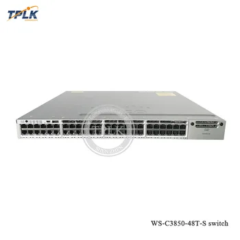 

WS-C3850-48T-S Data Network Switch 48x10/100/1000 Ethernet Managed 3 layer Switch C3850 series,with 350WAC power 1 RU