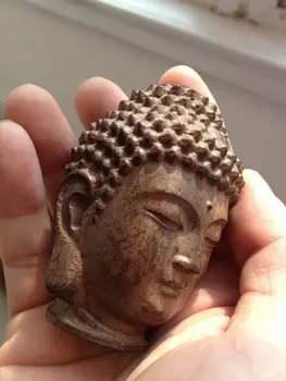 

China Tibet Carvings Of Buddha Head Statues Collectibles Buddha Religion