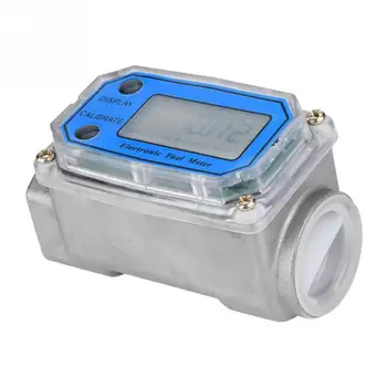 

1" NPT Digital Turbine Flow Meter Flowmeter Diesel Fuel flow meter 15-120L/min flowmeter flow indicator Hot Sale