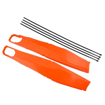 

Motorcycle Swing Arm Protector Covers Body Frame Protector Covers Orange for KTM EXC-F Husqvarna TC FC TE FE TX FX