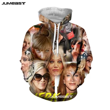 

Jumeast Many Funny People Men/Women Hoodies Interesting Expression 3D Print Sweatshirt Cool Hip Hop Long Sleeves Sports Pullover