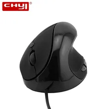 CHYI вертикальный эргономичный компьютерный Мышь проводной 3D оптический питаемые через Usb порт ПК игровая мышь красный геймерская мышь для офиса ноутбук Macbook