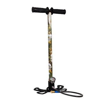 

3 Stage High Pressure Inflator Stainless Steel Manually Compressor Pump,4500psi 300bar 30mpa For PCP Paintball Air Gun Hunting