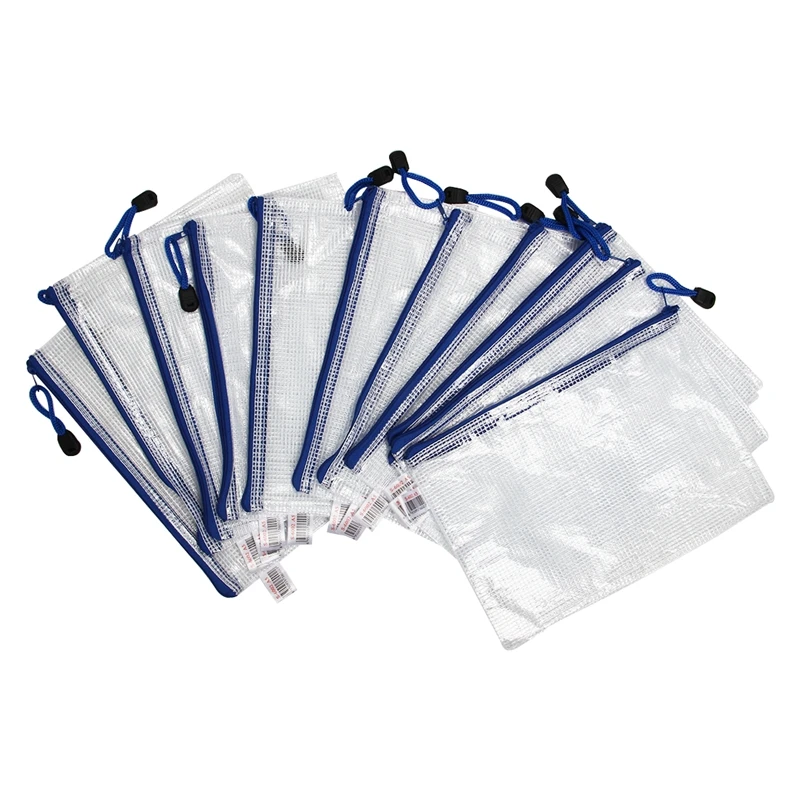

12pcs shirt package Zip portfolio A5 Document folder PVC pouch