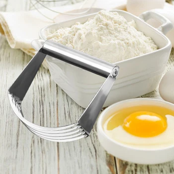 

Manual Dough Blender Flour Mixer Stainless Steel Cooking Tools Baking Tools Kitchen Accessories Baking Pastry Blades