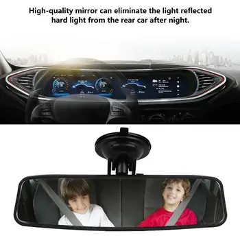 

Car Back Seat Baby Rear View Mirror Adjustable Wide Angle Blue Mirror