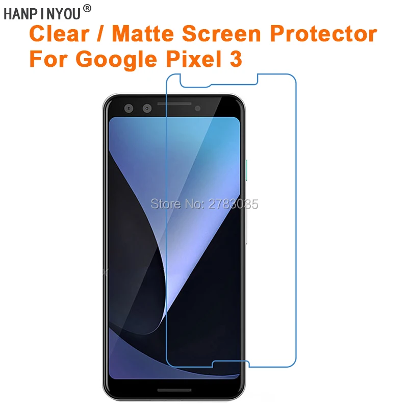

For Google Pixel 3 3xl / Pixel3 XL New HD Clear / Anti-Glare Matte Screen Protector Protective Film Guard (Not Tempered Glass)