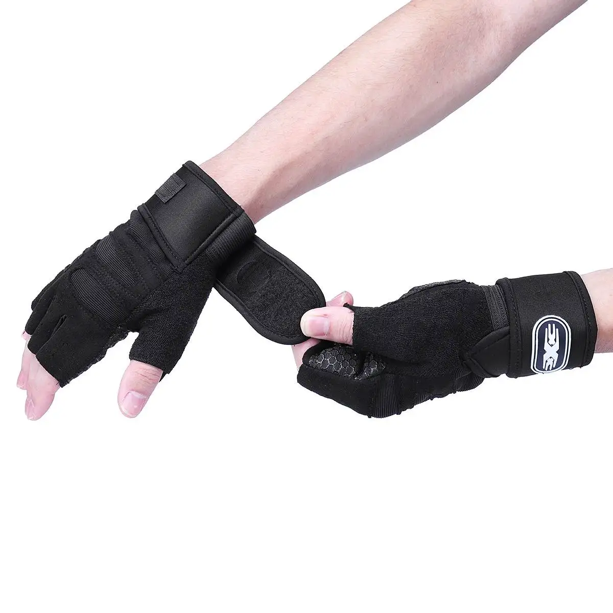 M/L/XL الوزن رياضة رفع قفاز اللياقة البدنية قفازات المعصم لرفع الأثقال الرياضية تجريب ممارسة التدريب قفازات رياضة كمال الأجسام اكسسوارات 1 زوج