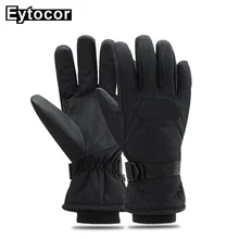 EYTOCOR зимних видов спорта Термальность сноуборд перчатки лыжные перчатки Снегоход Мотоцикл Ездовые перчатки Велоспорт Открытый Спортивные варежки