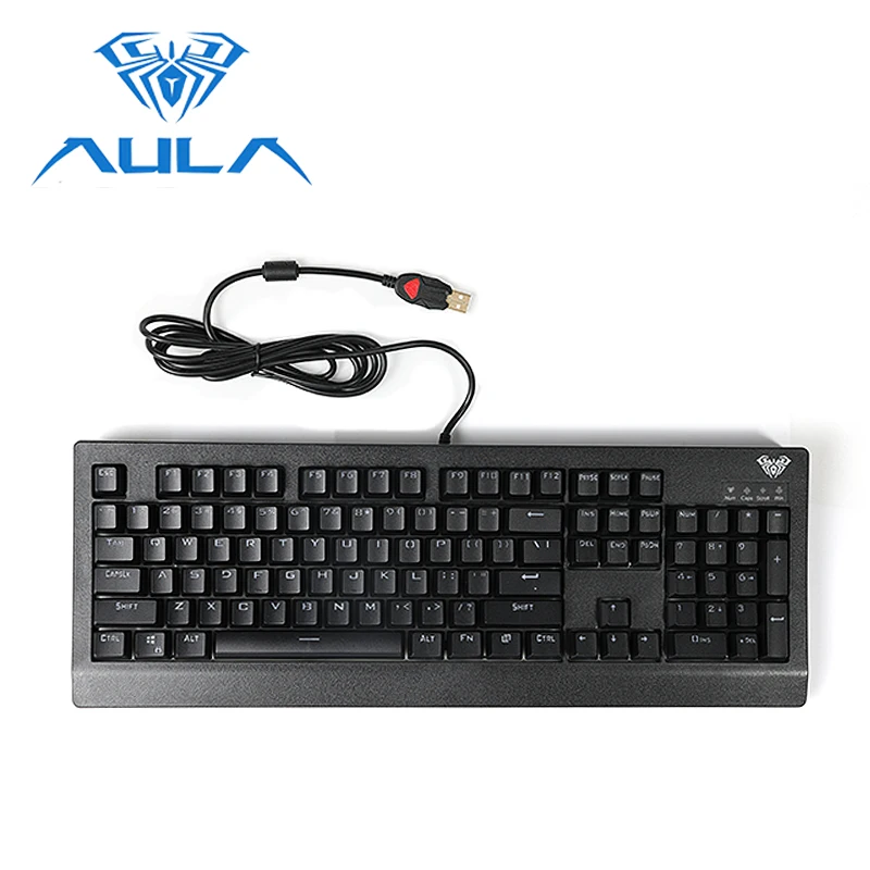 Клавиатура игровая Проводная с RGB подсветкой USB 104 клавиш|Клавиатуры| |