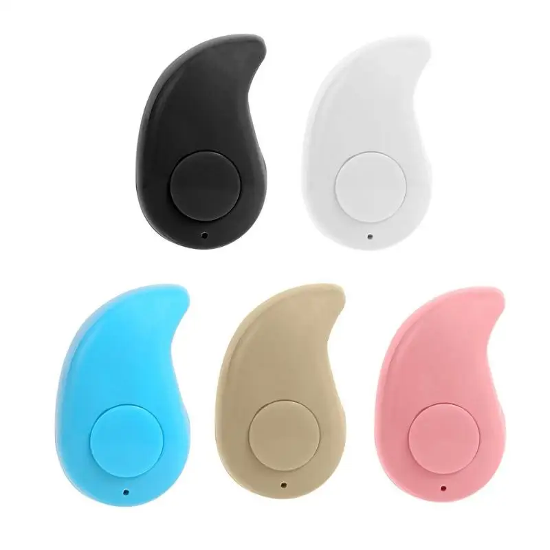 

S530 Single Mini Wireless Bluetooth Earphones In-Ear Headset Sports Handsfree Stereo Earbuds Earhone with Mic for Android iOS
