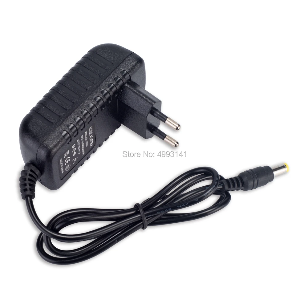 

1PC 12V2A Power Supply Adapter EU Plug for Security CCTV Camera Led Strip Light Message Chair AC100-240V to DC Converter Charger