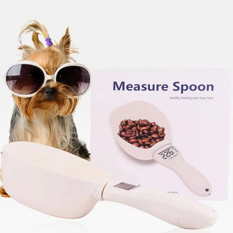 

Pet Food Measuring Scoop Dog Food Digital Scale Spoon With LCD Display For Measuring Pets Foods