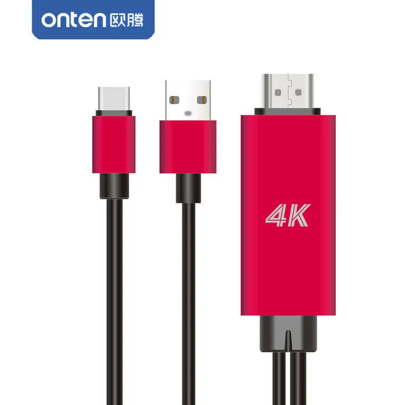 

USB 3.1 Type C Phone to HDMI TV/HDTV Video Cable for Samsung Galaxy S8 S9 Plus