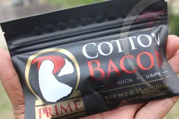 

NEW Wick 'N' Vape1 COTTON BACON Prime Vape1 Organic COTTON BACON 3.0 10PCS/BAG 100% PURE RDA RBA RTA RDTAVERSION NEW V2 VAPE USE