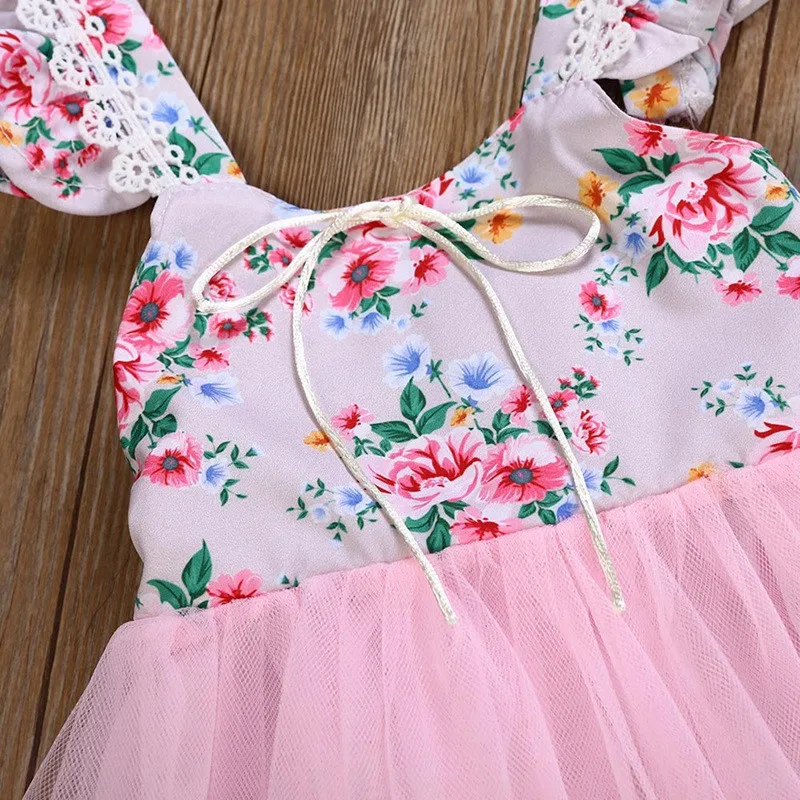 Baby Girls Floral Tutu Dress Party Wedding Dresses Princess Tulle Long Maxi Dress Summer Children Baby Girl Clothing Baby Girls Floral Tutu Dress Party Wedding Dresses Princess Tulle Long Maxi Dress Summer Children Baby Girl Clothing