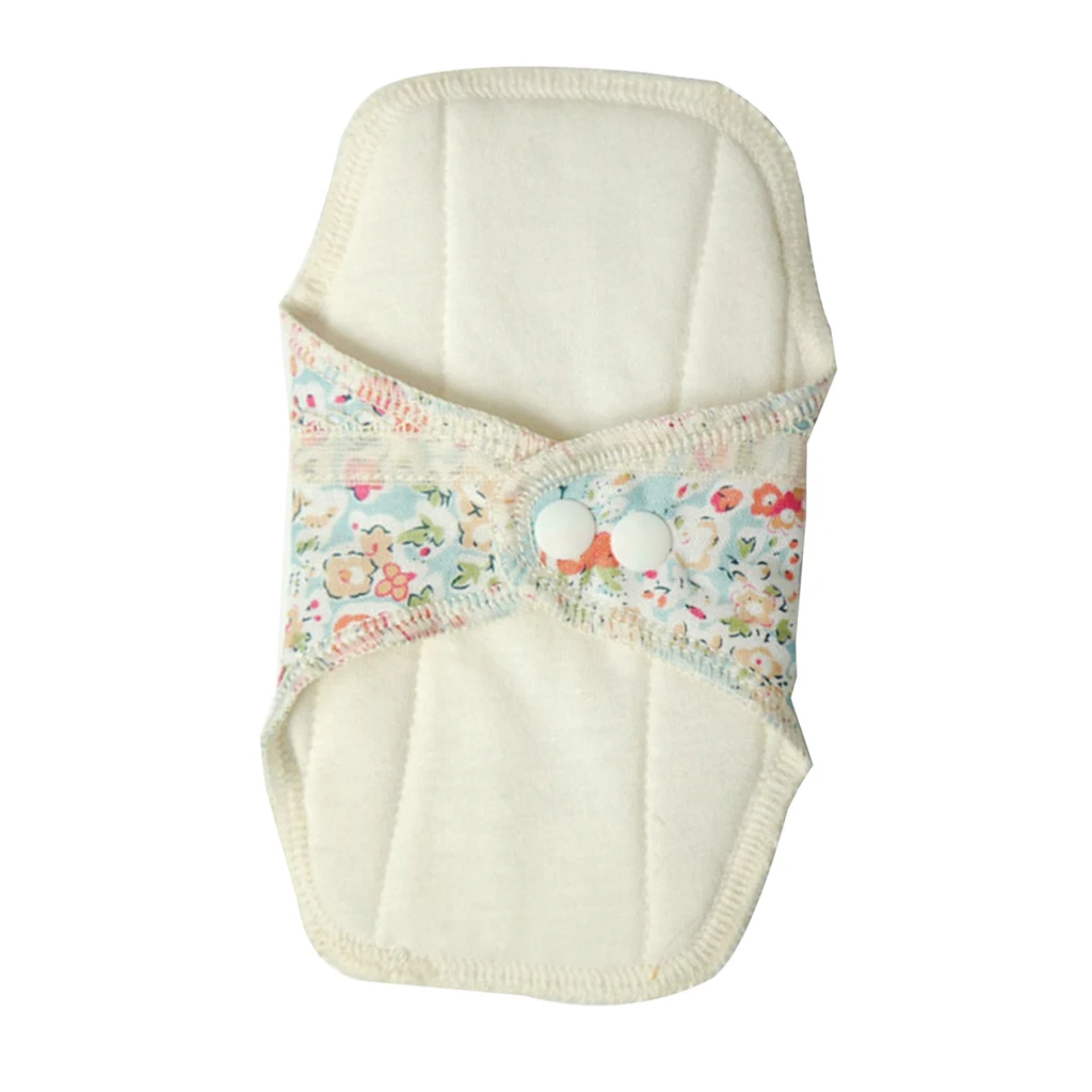 

Cotton Panty Liners Reusable Cloth Menstrual Pads Strong Absorbency Washable Soft Underpants Cover Protector