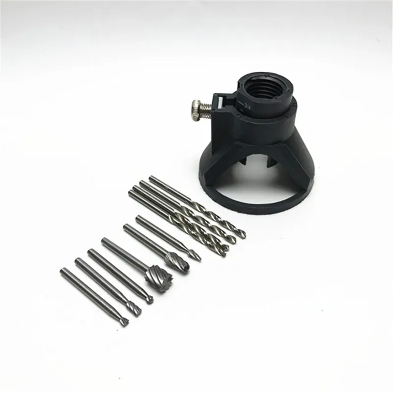 

4-piece drill bit 6 piece HSS wood milling cutter Bit engraving rotary positioner limiter woodworking engraving accessories set