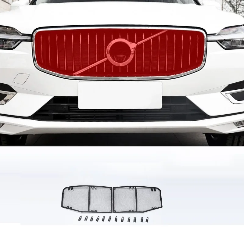

Parts Auto Exterior Upgraded Decoration Decorative Car Styling protector Automovil Mouldings Front Net 18 19 FOR Volvo XC60