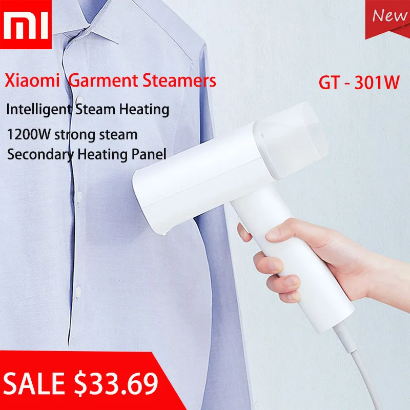 

Xiaomi Youpin GT - 301W Secondary Heating Panel / Intelligent Steam Heating / 8 Degree Inclination Angle Handheld Electric Iron