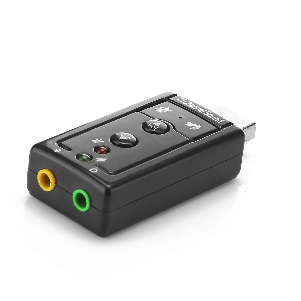 USB устройство для подключения наушников к разъему 3 5 мм внешняя звуковая карта 7 1