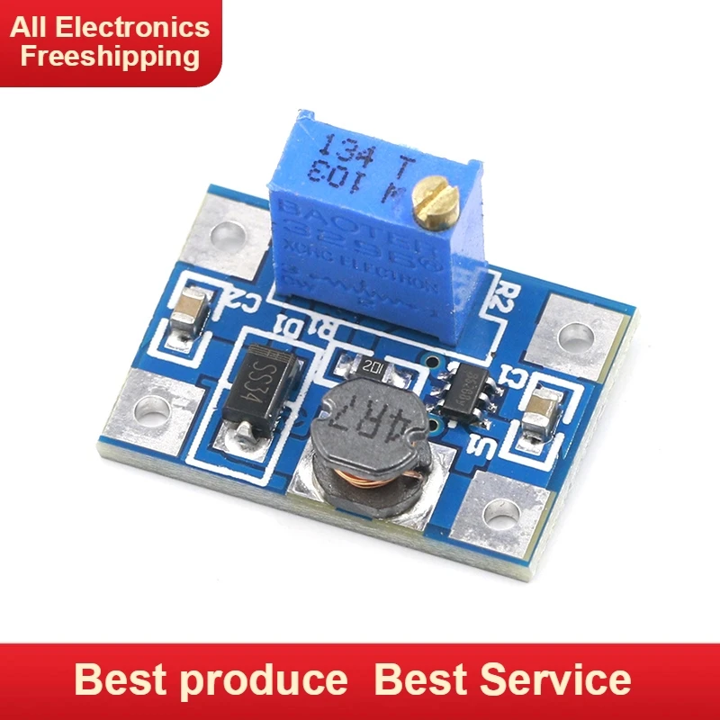 

2-24V to 2-28V 2A DC-DC SX1308 Step-UP Adjustable Power Module Step Up Boost Converter for DIY Kit