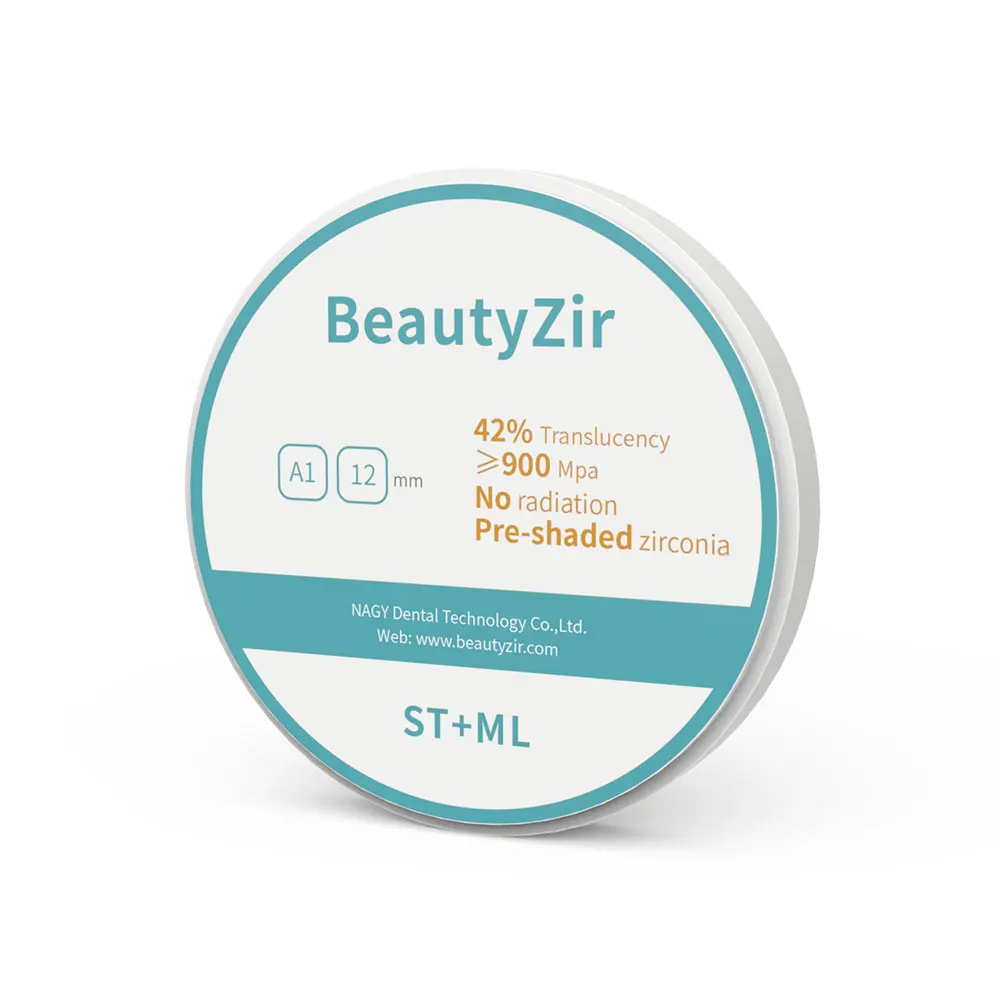 

zirconium multilayer blocks color gradient dental zirconium block for open CAD/CAM machine
