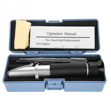 1 Набор, разведение пчел для ручной рефрактометр, инструменты для пчеловодства, мёд, диапазон измерения 0-32% глюкометр, вино