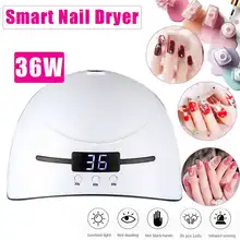 Светодиодный УФ-сушка для ногтей разъем USB 36 W Профессиональный Гель-лак свет лампы отверждения-Маникюр машина для всех типов светодиодный Дисплей синхронизации