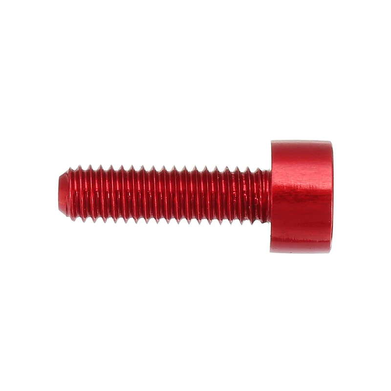 

Suleve 10Pcs/Bag M3AH2 M3x10mm Hex Socket Cap Head Screws 7075 Aluminum Alloy Red Head Standoff for PCB Multicolor