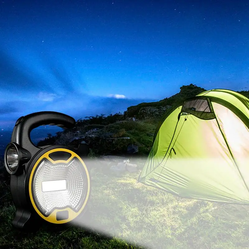 Светодиодный фонарь для кемпинга на батарейках COB LED Lumens портативный прожектор