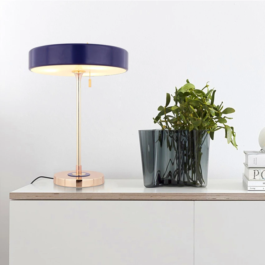 

Nordic Metal Bedroom Bedside LED Table Lamps LOFT Indoor Home Lighting Desk Lamp Study Desk Wrought Iron Table Lights Decoration