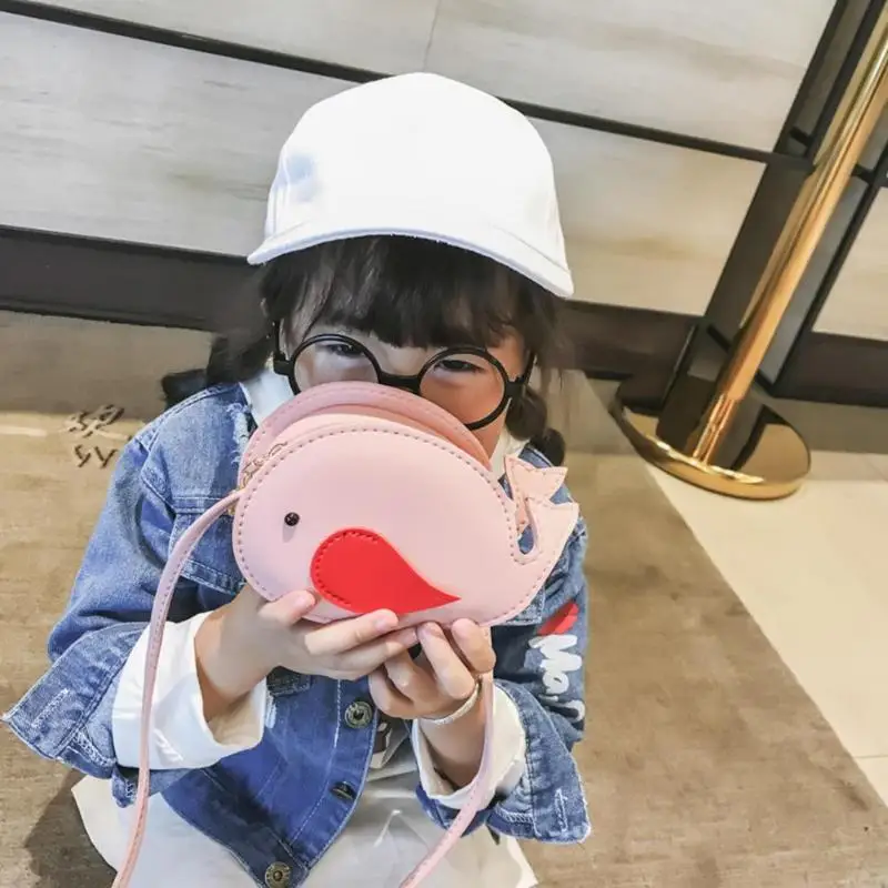 Мини сумка на плечо Kawaii Dolphin красивая мессенджер из искусственной кожи для