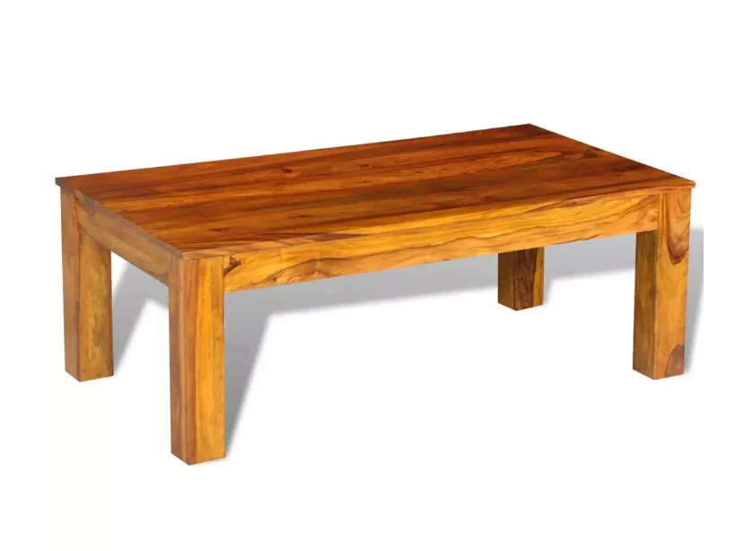 VidaXL Sheesham твердый деревянный журнальный стол прочный материал кафе столы