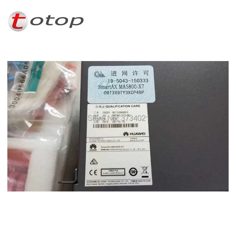 Оригинальный huawei OLT MA5800 X7 шасси + 2 * MPLA PILA 1 FMLA 10GE FTTH EPON GPON Opitcal линейный терминал
