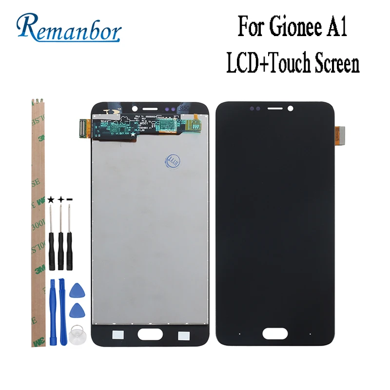 

Remanbor For Gionee A1 LCD Display and Touch Screen 5.5 inch Assembly Repair Parts For Gionee A1 With Tools And Adhesive