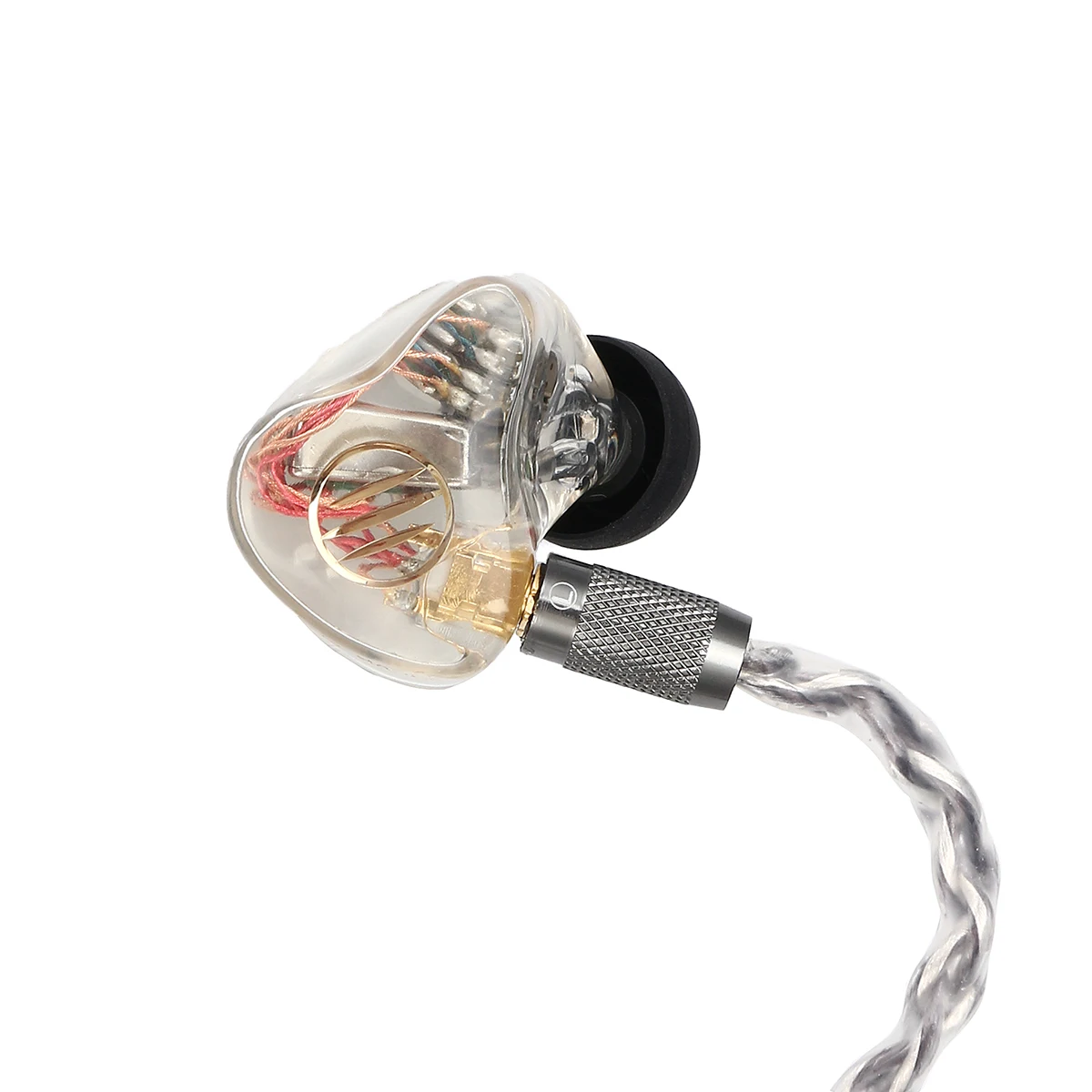 BGVP DM6 5BA IEM в ухо наушники Audiophile HiFi мониторы Внутриканальные наушники MMCX 6N 8 жильный кабель