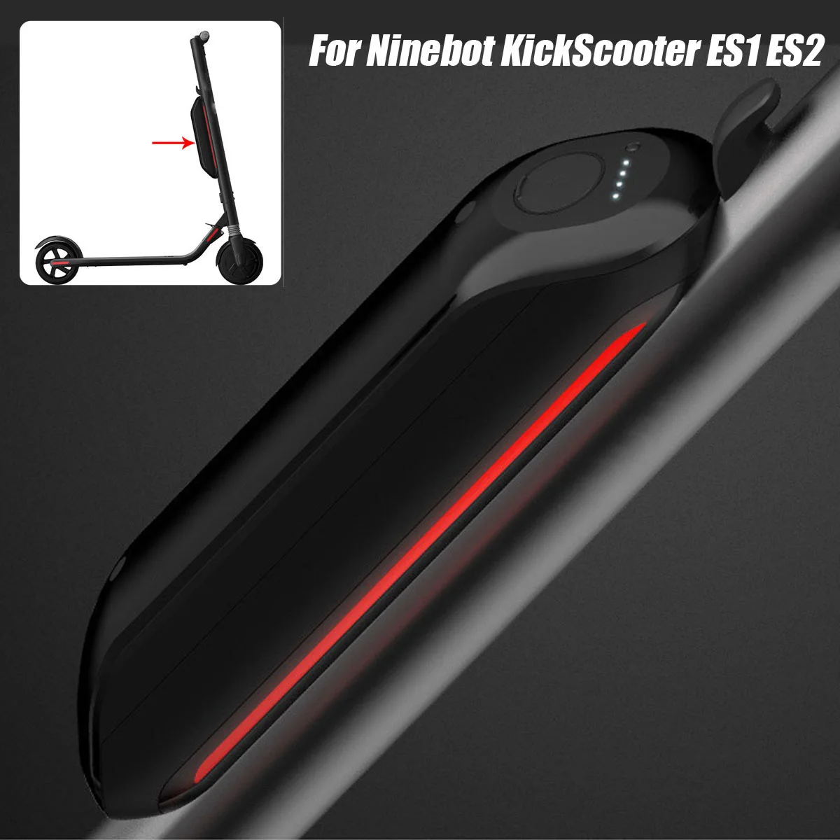 

2018 Upgrade Battery Kit for Ninebot KickScooter ES1 ES2 Smart Electric Scooter Part 5200mAh/187Wh Battery