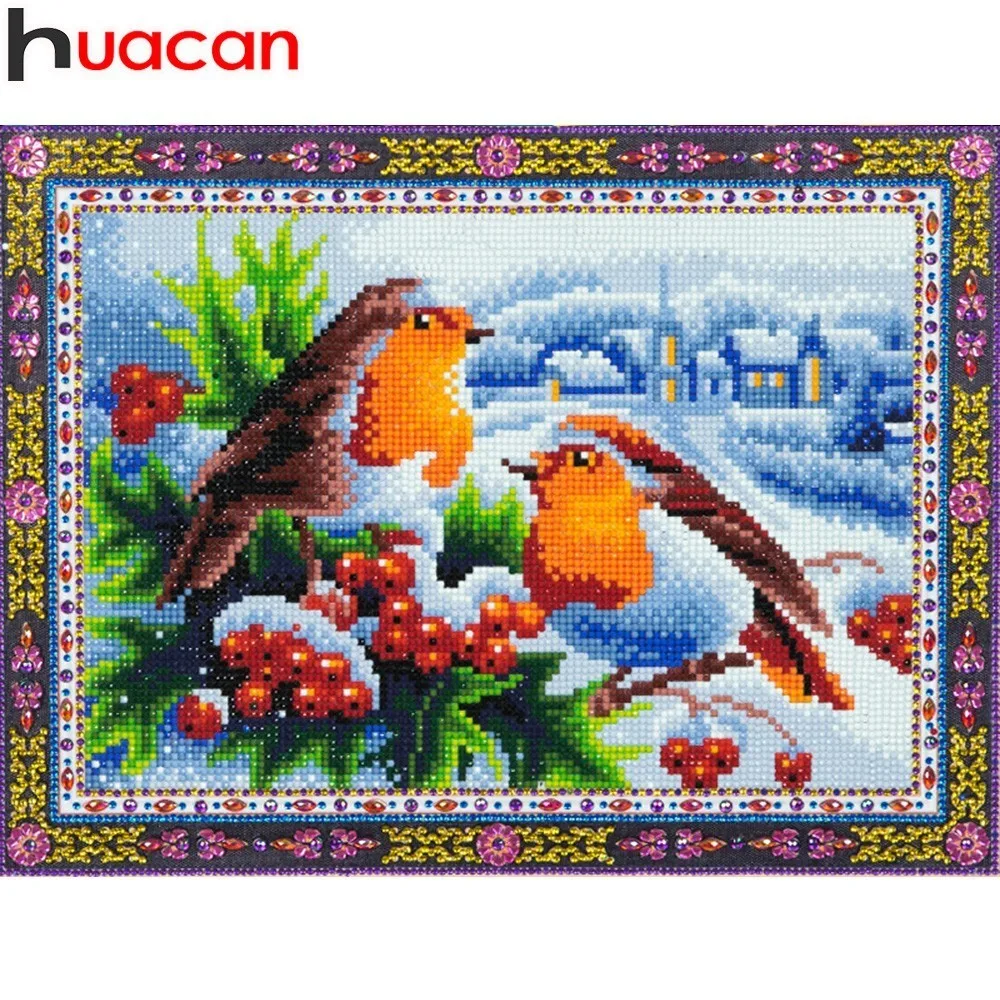 

HUACAN Diamond Painting Bird Special Shaped Diamond Embroidery Sale Animal Full Round Mosaic Picture Of Rhinestone Decor Home