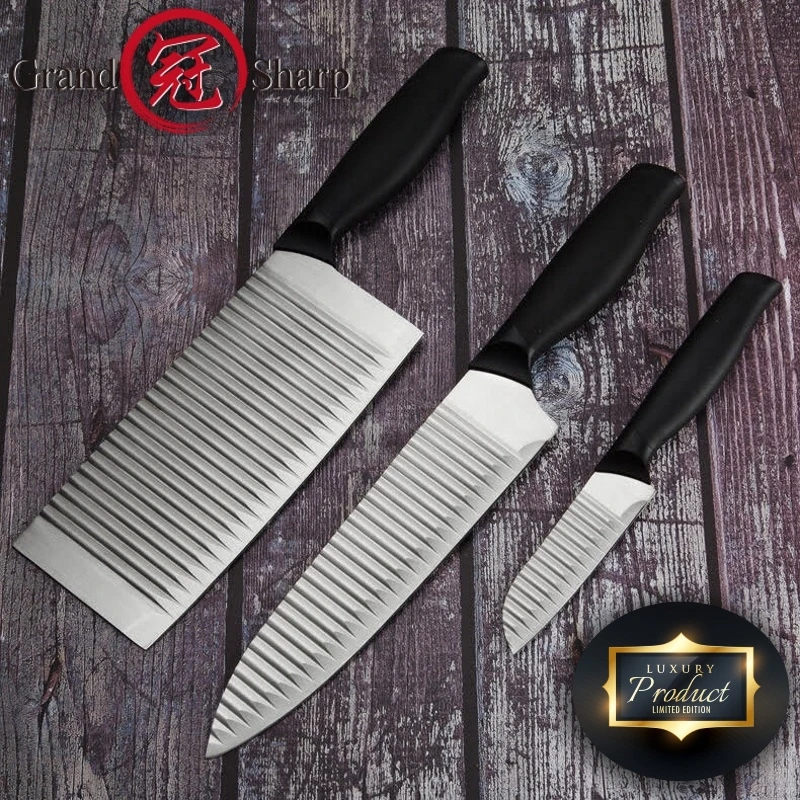 Kitchen Knives Set Chef Cleaver Paring Knife Stainless Steel Potato