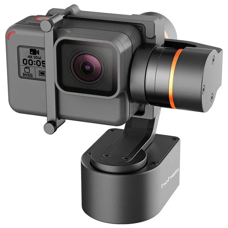 

Hohem XG1 3-axis Wearable Gimbal Stabilizer App / Bluetooth Wireless Remote Control Compatible GoPro Hero 6 5 4 3 Action Camera