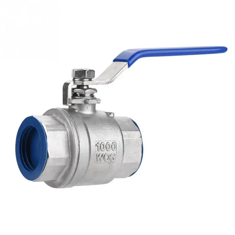 

304 Ball Valve Stainless Steel Two-piece Full Port Female Ball Valve 34 NPT 1000WOG valvula solenoid valve Wholesale