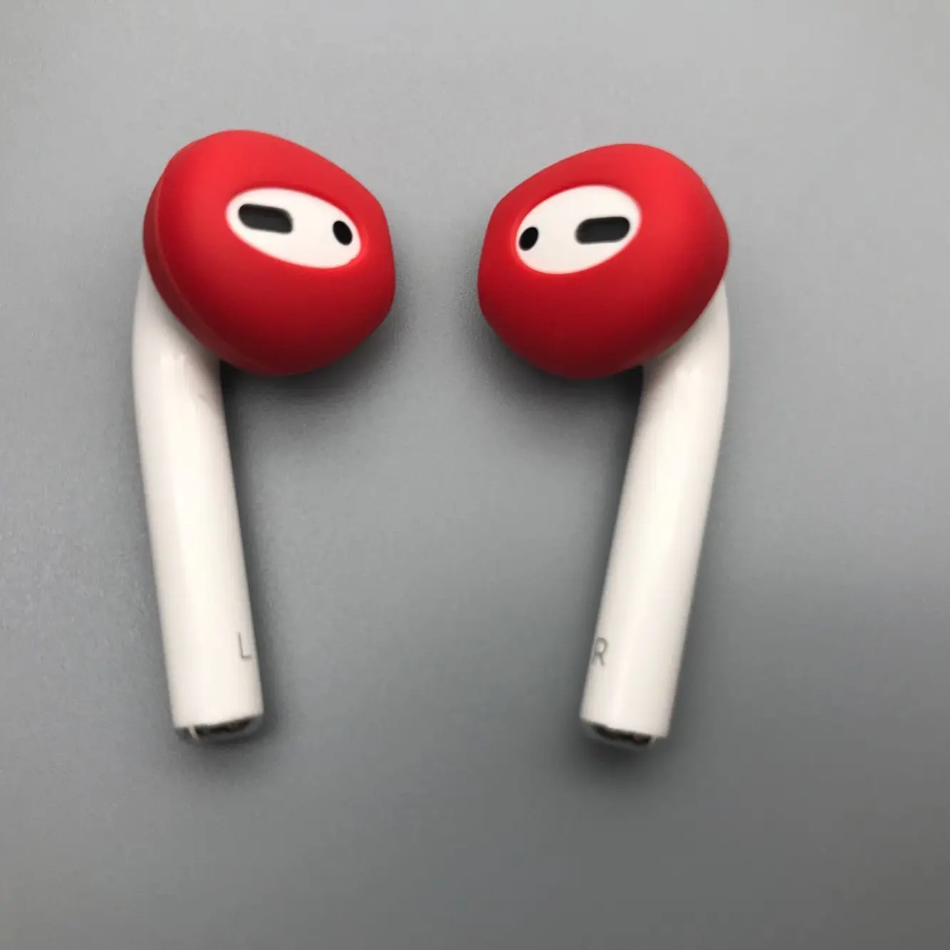 1pair Eartips Silicone In-ear Headset Earbuds Cover With Hook For Apple Airpods Earphone Accessories For Airpods 2