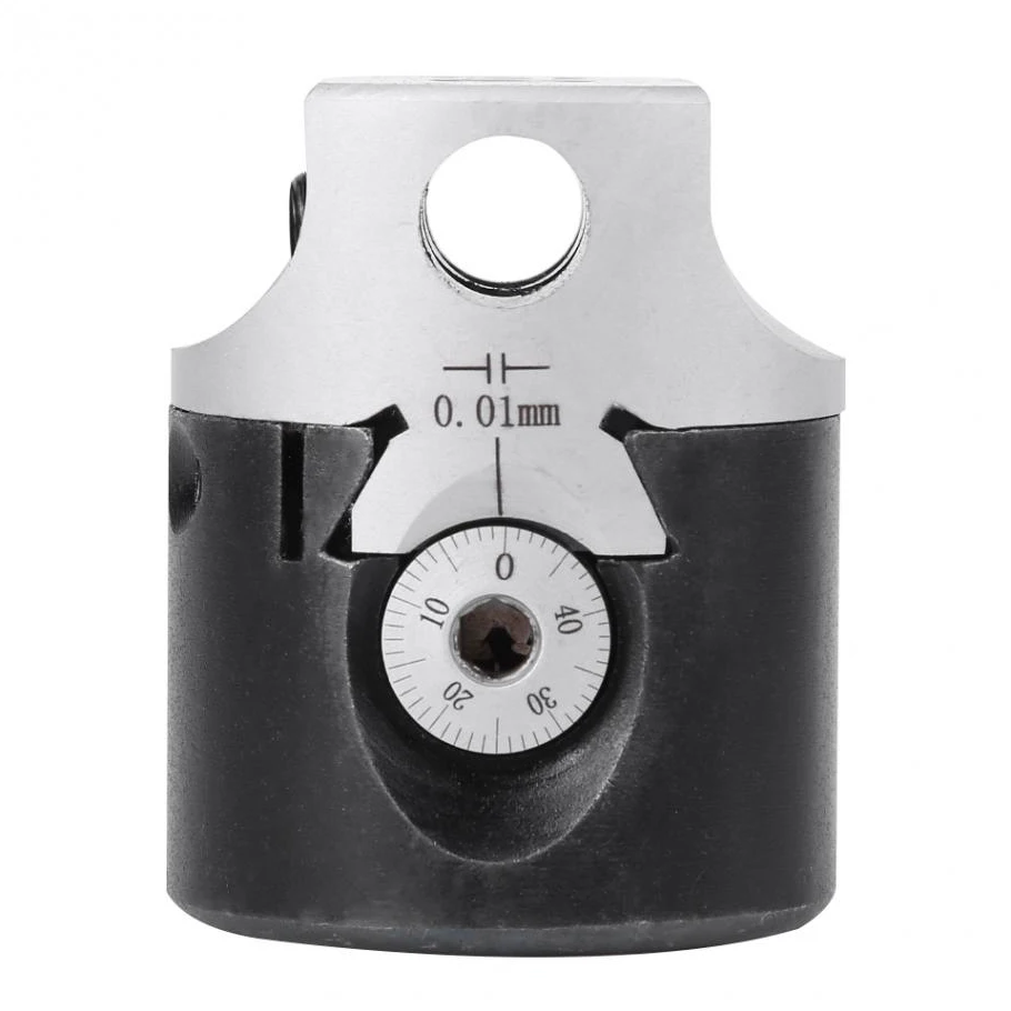 2Inch 50Mm F1 Type Boring Head 12Mm Lathe Boring Bar Milling Holder For Mt2 Mt3 R8 Shank Milling Machine Tools With Hex Wrench